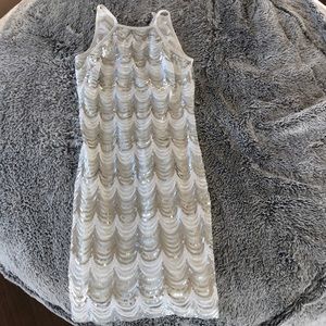 Beautiful White Sparkly Dress!